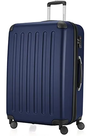 Hauptstadtkoffer SPREE hard shell suitcase, trolley suitcase, travel suitcase, 4 double wheels, darkblue, 65 cm Koffer, Case