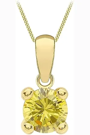 Amazon 9ct Gold November Birthstone Pendant Necklace (previously Amazon Collection)