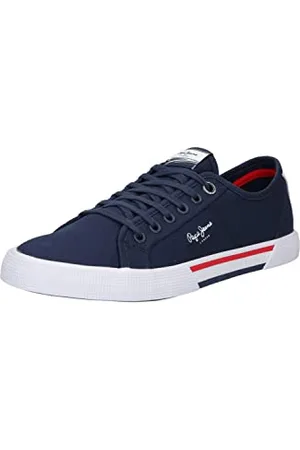 Pepe Jeans Brady Men Basic Sneaker, Blue (Navy), 10 UK