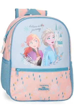 Disney Joumma Bags, Frozen Believe in The Journey Kids Backpack School Backpack Polyester Wide Adjustable Straps Multiple Pockets and Compartments, , backpack 33
