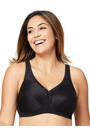 Glamorise Full Figure Plus Size MagicLift Active Support Bra Wirefree #1005