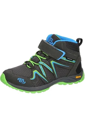 BRUTTING Rockwall Trekking Boots, Grau/Blau/Lemon, 2 UK
