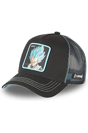 Capslab Vegeta Dragon Ball Z Black Turquoise Trucker Cap