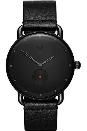 MVMT Analogue Quartz Watch for Men with Leather Strap - D-MR01-BBL