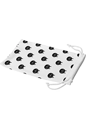 Bonamaison Digitally Printed Glasses Pouch, Sunglasses Pouch, 100% Cotton, Soft & Slim, Protective Glasses Case with Drawstring Closure, 1 Piece, 11x19 Cm