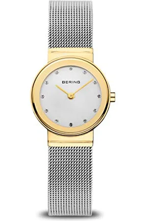Bering Women Analog Quartz Classic Collection Watch with stainless steel Strap and Sapphire Crystal 10126-001