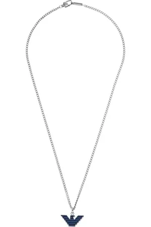 Emporio Armani Necklace for Men Essential, Length: 525mm, Height: 3.5mm, Width: 24mm Stainless Steel Necklace, EGS2909040