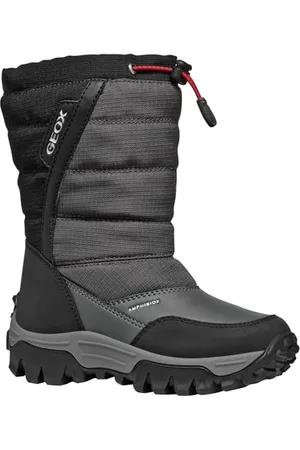 Geox J Himalaya BOY B ABX Snow Boot, Anthracite/Black, 10 UK Child
