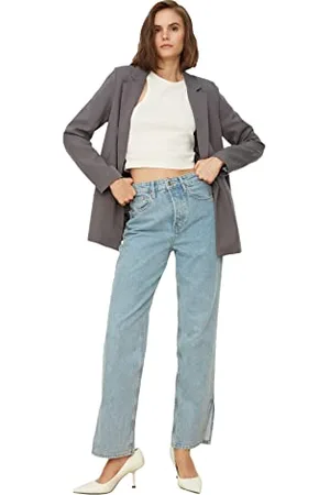 Trendyol Women Regular Double-Breasted Lapel Collar Woven Jacket