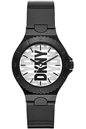 DKNY Watch for Women Chambers Quartz/3 Hand movement 36mm case size with a Polyurethane strap NY6645