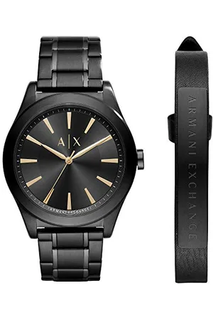 Armani Exchange Watch for Men, Three Hand Movement, 44 mm Stainless Steel Case with a Stainless Steel Strap, AX7102