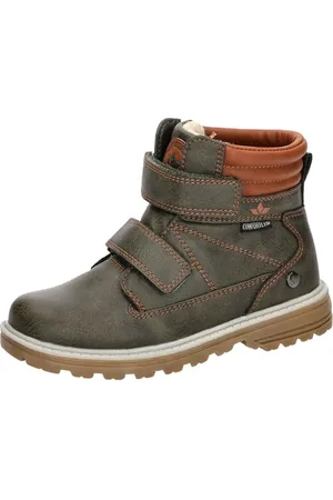 LICO Corner V Sneaker, Oliv/Braun, 3.5 UK