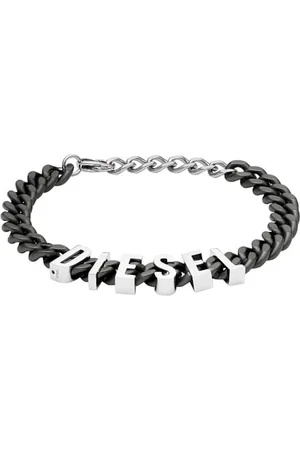 Diesel Unisex Two-Tone Stainless Steel Chain Bracelet, DX1486060