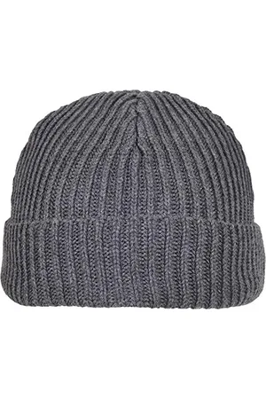 Build Your Brand Unisex_Adult Strickmütze Recycled Yarn Fisherman Beanie Hat, , One Size