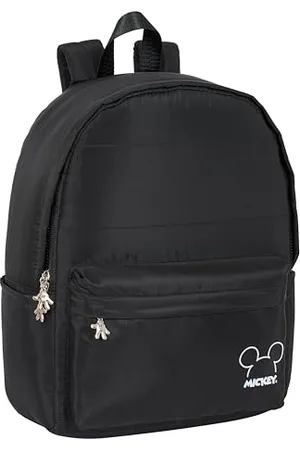 Safta MICKEY TEEN MOOD - Laptop Backpack 14.1 Inches, Ideal for Young People of Different Ages, Comfortable and Versatile, Quality and Resistance, 31 x 16 x 40 cm, Black, , Estándar, Casual