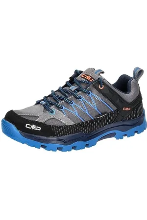 CMP Rigel Low Trekking Shoes Kids WP Walking, Graphite Ultramarine, 5 UK