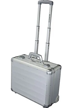 Alumaxx Attaché Venture Laptop Case, , 37 x 46 x 20 cm, Galaxy Business Trolley Silver - matt