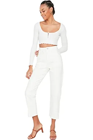 Trendyol FeMan High Waist Straight Leg Regular fit Jeans