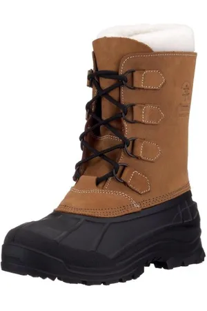 Kamik ALBORG, Men’s Warm lined Snow boots , Beige (Tan_Tan), 6 UK (40 EU)