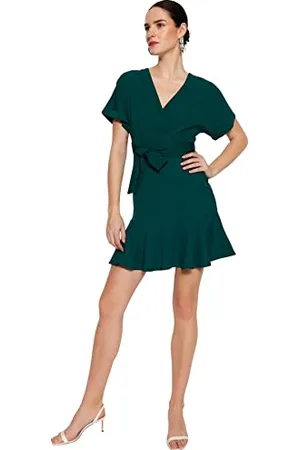 Trendyol Women Mini Skater Regular fit Woven Dress