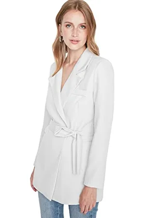 Trendyol Women Regular Double-Breasted Lapel Collar Woven Jacket