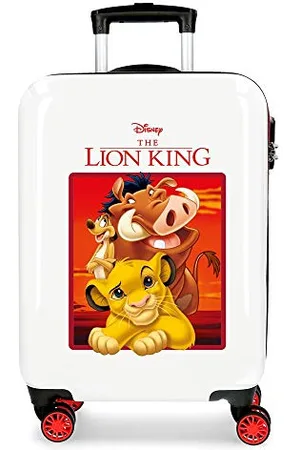 Disney The Lion King Cabin Suitcase 37 x 55 x 20 cm Rigid ABS Combination Lock 34 Litre 2.6 kg 4 Double Wheels Hand Luggage