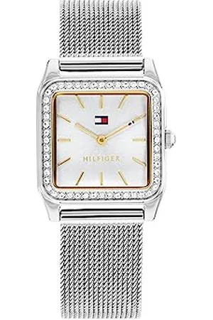 Tommy Hilfiger Analogue Quartz Watch for Women with Silver Stainless Steel Bracelet - 1782608