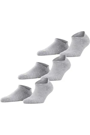 Falke Unisex Cool Kick Sneaker Multipack U Sn Soft Breathable Quick Drying Low-Cut Plain 3 Pairs Trainer Socks, , 8-9