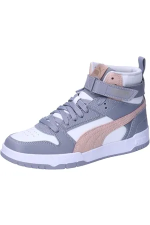 PUMA Unisex Adults Rbd Game Sneakers, White-Rose Quartz-Gray Fog, 8.5 UK