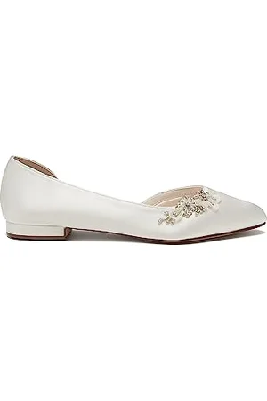 Rainbow Club Clemmie - Embellished Wedding Flats, 7.5