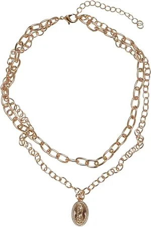 Urban classics Accessories Madonna Layering Necklace, one size, Metal, No Gemstone