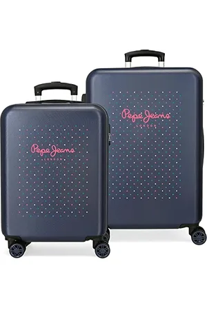 Pepe Jeans Molly Multicoloured Luggage Set 55/68 cm Rigid ABS Combination lock 104 Litre 4 Double Wheels Hand Luggage