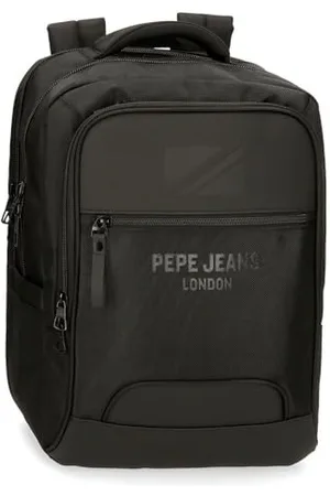 Pepe Jeans Bromley Laptop Backpack Black 31x44x15cm Polyester 20.46L, , One Size, Laptop Backpack