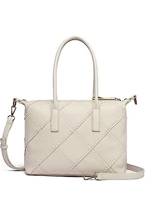 Alessandro Shoulder bag patches with fashionable patchwork seams, 33 cm x 25 cm x 10 cm, , One Size