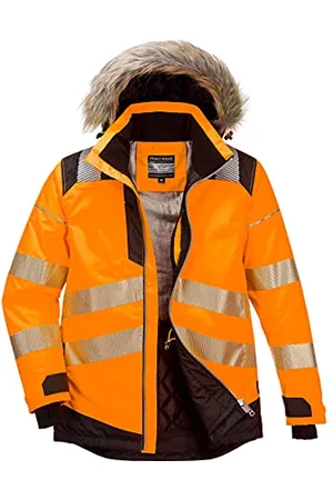 Portwest PW3 Hi-Vis Winter Parka Jacket, , Size: XXL