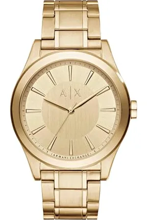 Armani Exchange Watch for Men, Three Hand Movement, 44 mm Stainless Steel Case with a Stainless Steel Strap, AX2321