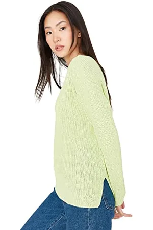 Trendyol Sweater - Blue - Oversize