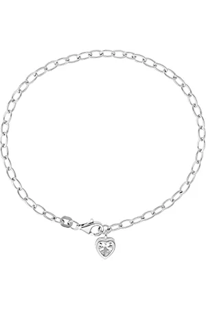 Amor Bracelet 925 Sterling woman bracelet, with zirconia synth, 19 cm, , heart, comes in jewelry gift box