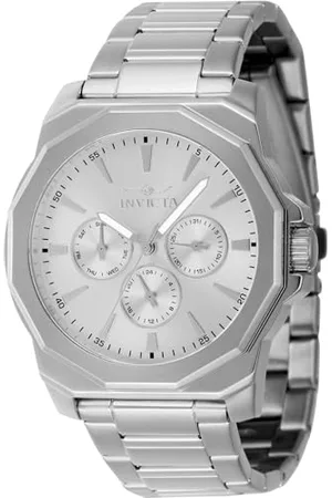 Invicta Men Analog Quartz Watch with Stainless Steel Strap 46843