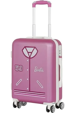 KARACTERMANIA Barbie Varsity-ABS 4-Wheel Cabin Suitcase, , 20 x 38 x 55 cm, Capacity 27 L
