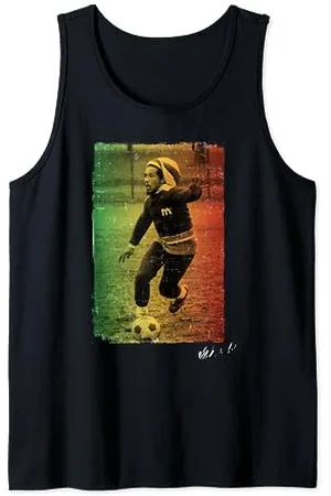Bob Marley Rasta Football Tank Top