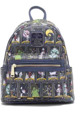 Loungefly Disney Nightmare Before Christmas Allover Print Tarot Womens Backpack, , One Size, Wdbk2065