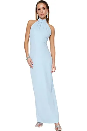 Trendyol Women Shift Regular fit Woven Evening Dress, ,36