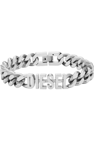 Diesel DX1389040 Stainless Steel Link Bracelet, 185mm L x 5mm H x 12mm W, Stainless Steel, No gemstone