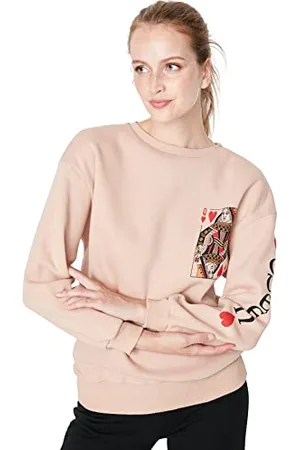 Trendyol Women Regular Basic Crew neck Knit Sweatshirt