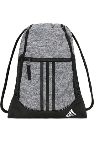 adidas Unisex Alliance II Sackpack, Onix Jersey/Black/White, ONE SIZE