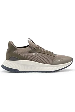 HUGO BOSS Mens TTNM EVO Slon TTNM EVO Trainers with Ribbed Sole Size 10