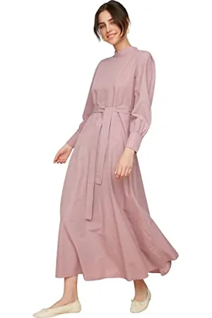 Trendyol Women Modest Maxi Basic Regular Woven Modest Dresses