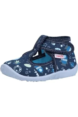 Superfit Boys Spotty Slippers, , 3 UK