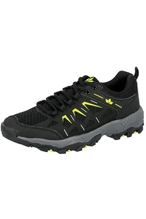 LICO Unisex Sierra Low Rise Hiking Boots, Black (Schwarz/Lemon Schwarz/Lemon), 9.5 UK